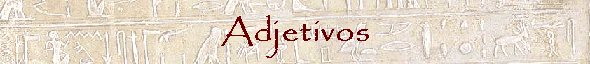 Adjetivos