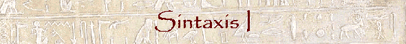 Sintaxis I